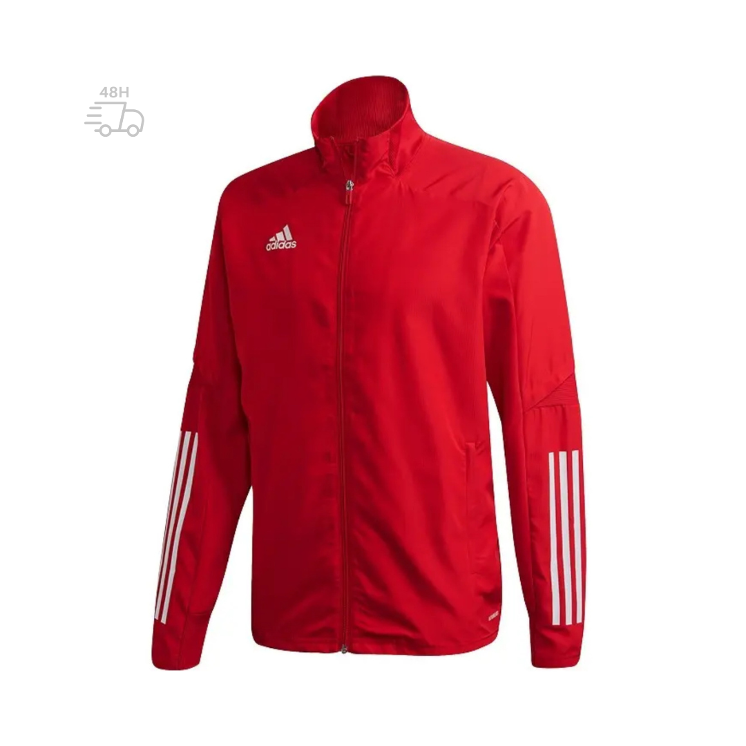 Adidas veste Con 20 pre jkt rouge-blanc