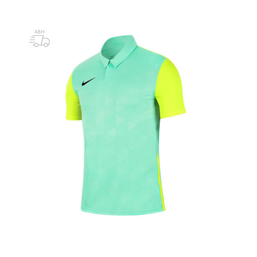 Nike polo homme turquoise - jaune