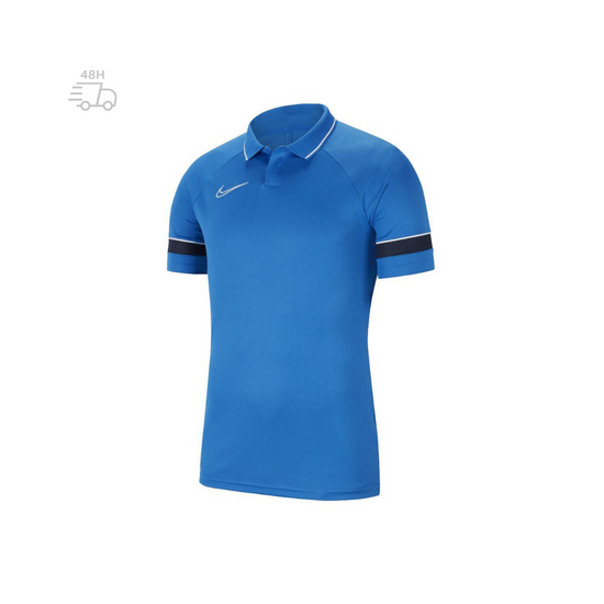 Nike polo homme royal - blanc