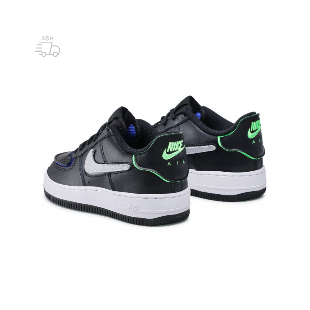 Nike air force 1 black and green shop
